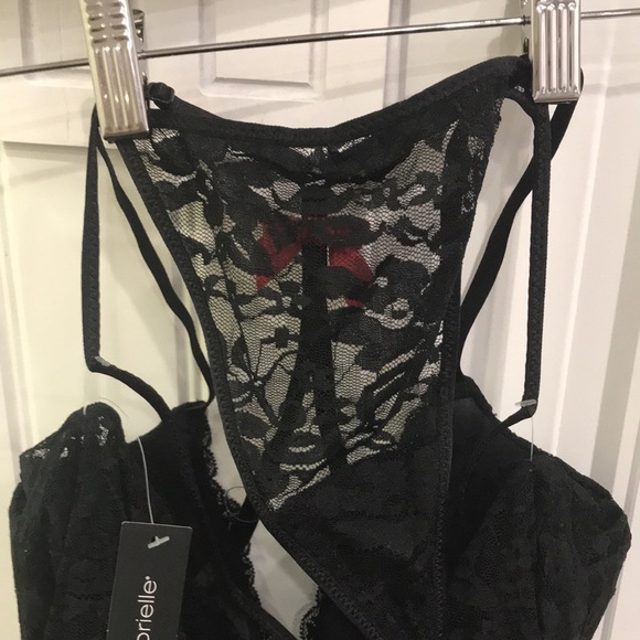 BLACK LACE size large NIGHTIE OR CAN WEAR AS an undergarment out at night. ❤️❤️ - Picture 5 of 10